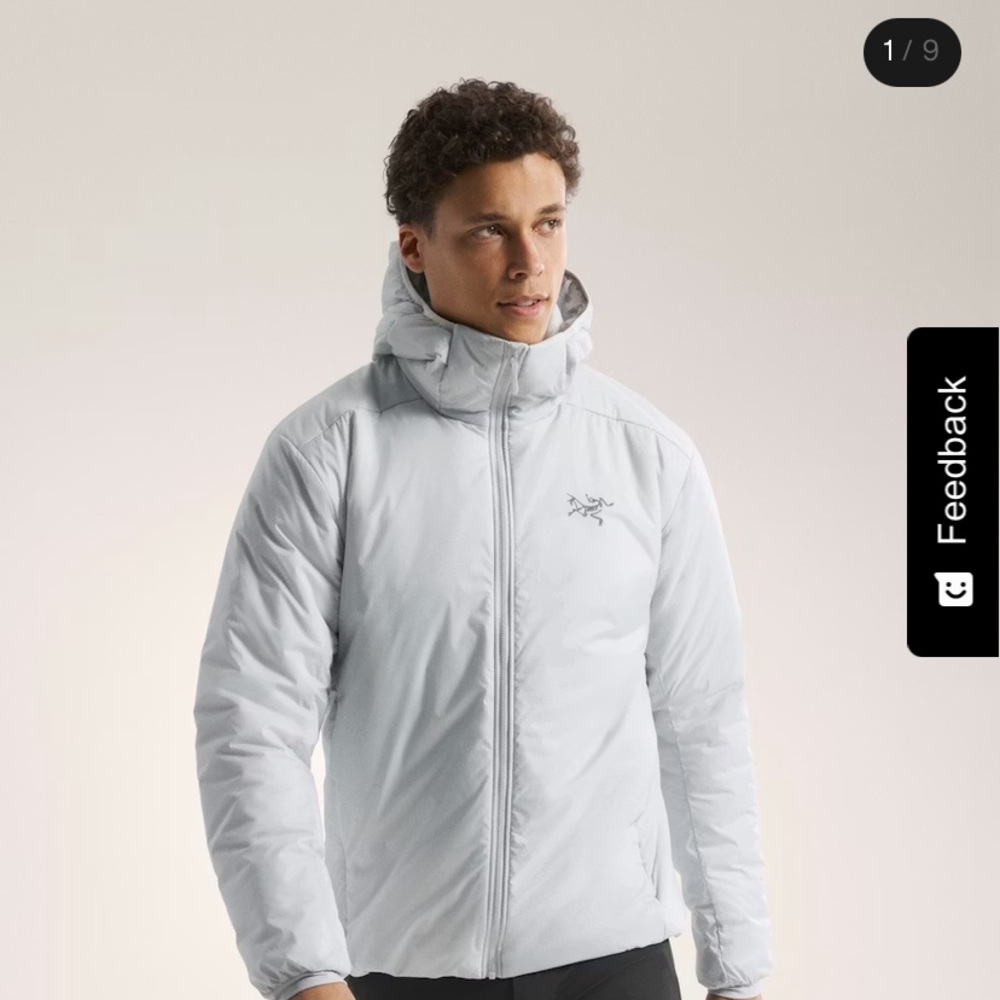 Arc'teryx Men's Hooded Puffer Jacket - Charcoal - Picture 13 of 14